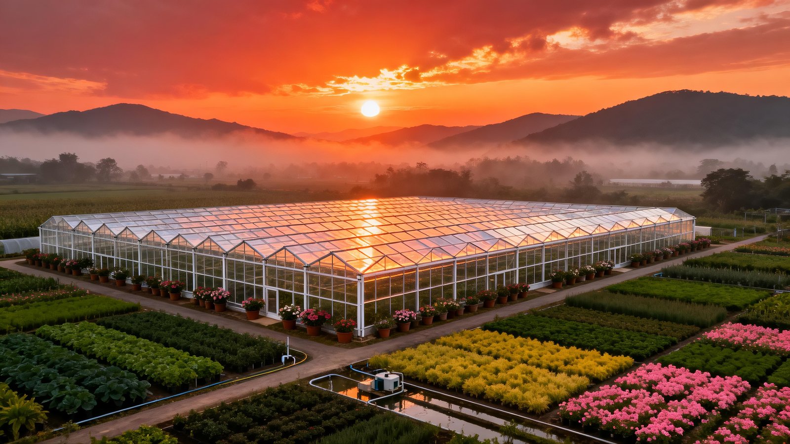 Greenhouse vegetable cultivation