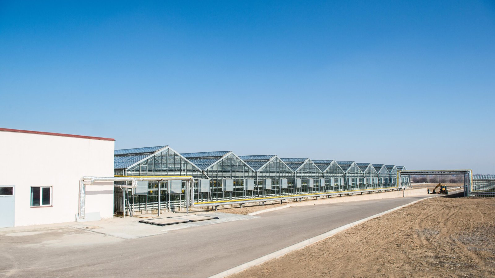 摄图网_324769121_温室的表面栽培日光苗圃生长建筑农业全景植物学建筑学天空(非企业商用)