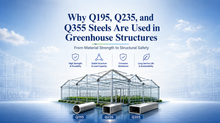 Q195 vs Q235 vs Q355 Steel for Greenhouse Structures