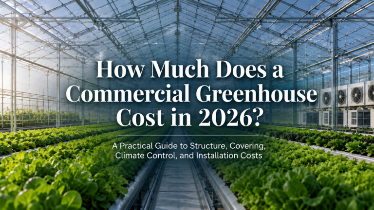 How Much Does a Commercial Greenhouse Cost in 2026?