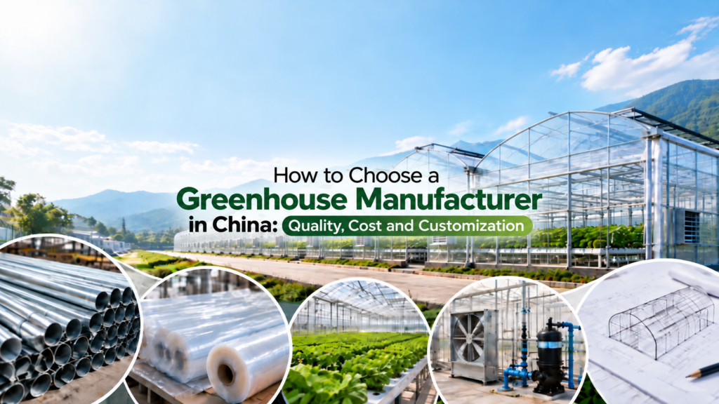 How to Select a Reliable Greenhouse Manufacturer in China